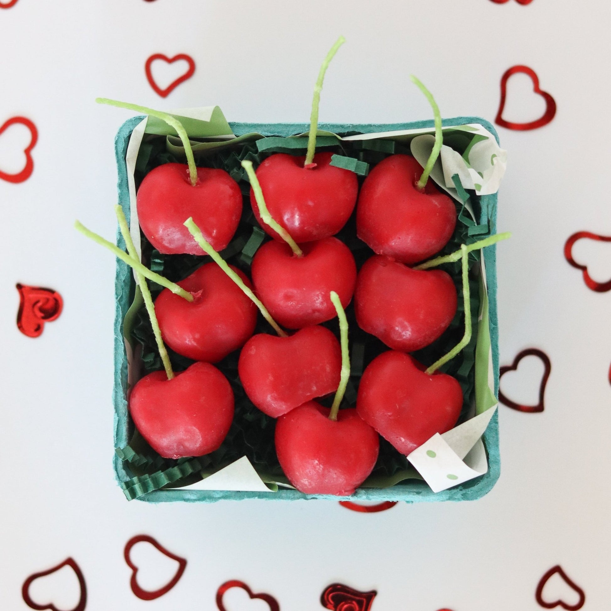 Beeswax Cherry Birthday Candles - Happy Organics