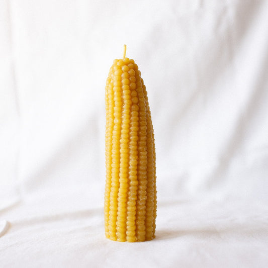 BEESWAX CORN CANDLE - Happy Organics