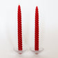 Raspberry Dinner Tapers - Set of 2 - Happy Organics